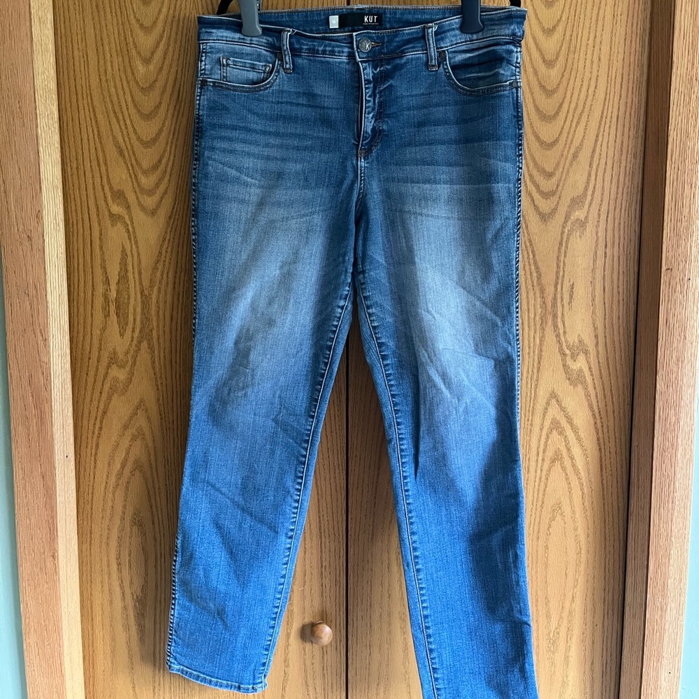 Kut from the Kloth Ab Fab Diana Skinny Jeans Size 16
